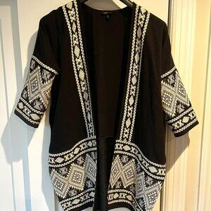 Topshop Embroidered Kimono Size S